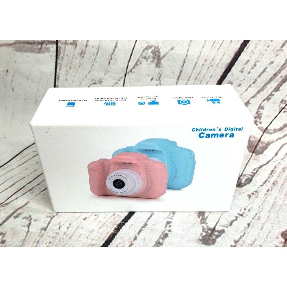 Children Digital Cameras 13MP 1080P Expandable Memory Video Recorder Blue
